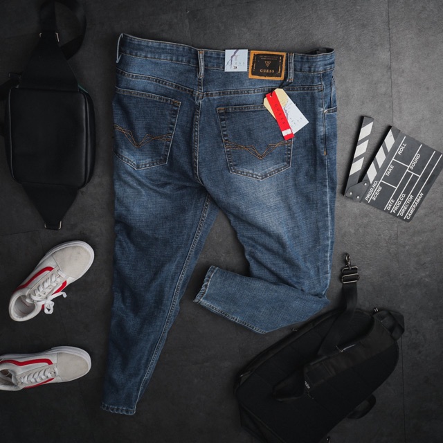 (BIGSIZE - size 40-42) QUẦN JEAN NAM HÀNG XUẤT SIZE LỚN - 02 MÀU XANH CO GIÃN | BigBuy360 - bigbuy360.vn