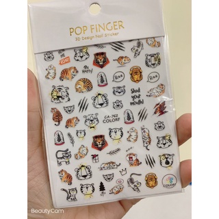sticker trang trí nail tết