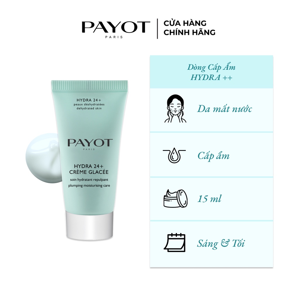 Kem dưỡng cấp ẩm chuyên sâu cho da khô và mất nước PAYOT HYDRA 24 + CREME 15ml