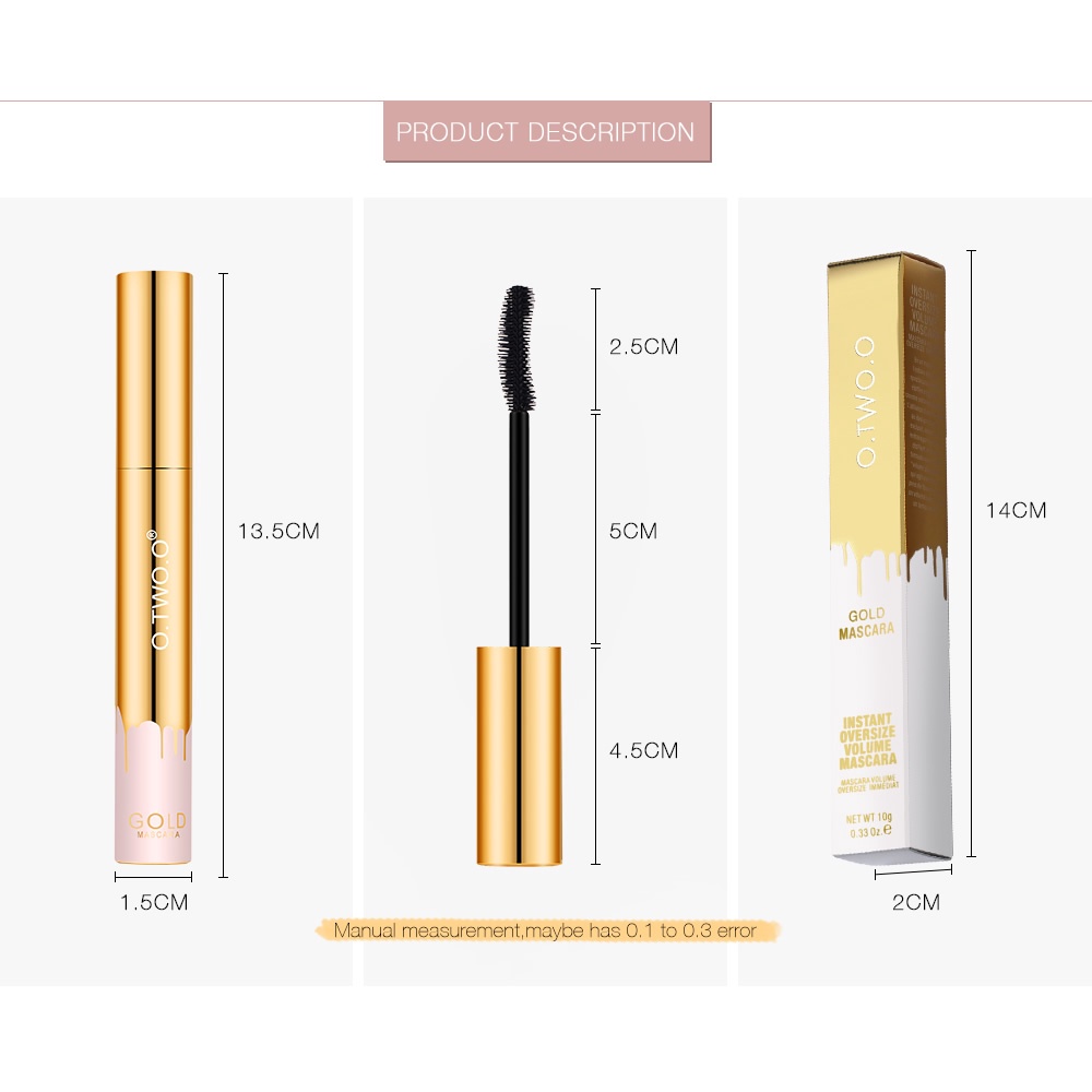 1 Mascara O.TWO.O chống nước làm dài dày và cong mi hiệu quả
 | BigBuy360 - bigbuy360.vn