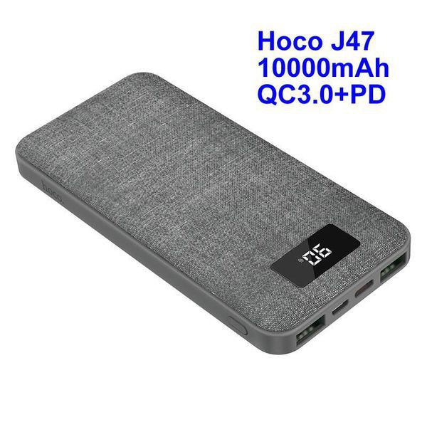 Pin sạc dự phòng Hoco J47 10.000mAh sạc nhanh chuẩn QC3.0 + PD - chính hãng