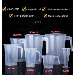 [HÀNG ĐẸP] Ca Đong Nhựa 100ml-250ml-500ml-1000ml