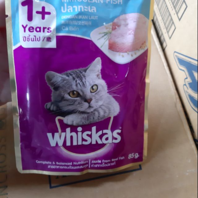 Xốt Whiskas cá biển cho mèo