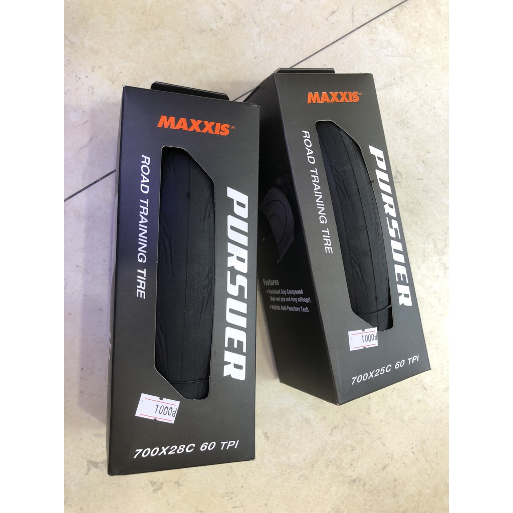 Vỏ Xe Đạp Maxxis PURSUER Road Training Tire 700cx28c (Cặp) (không talon)