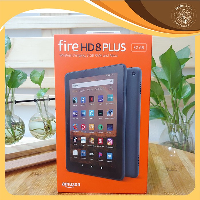 [New 100%] Máy tính bảng Kindle Fire HD 8 Plus (Fire HD8 Plus) 10th 2020 màn hình 8inch, RAM 3GB, 32GB