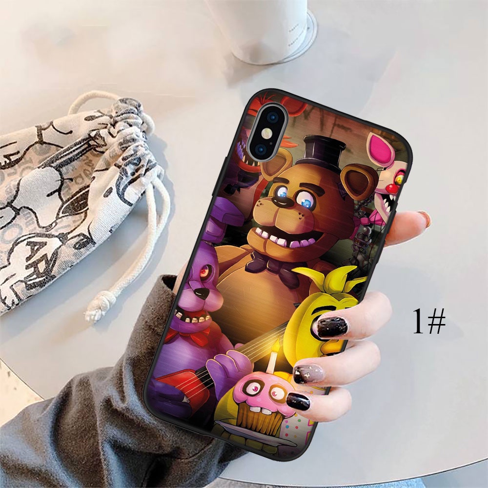 Ốp Điện Thoại Silicon Dẻo In Hình Game Kinh Dị FO25 FNAF Cho iPhone 5 5S 6 6S 7 8 11 Pro Max Plus SE XR