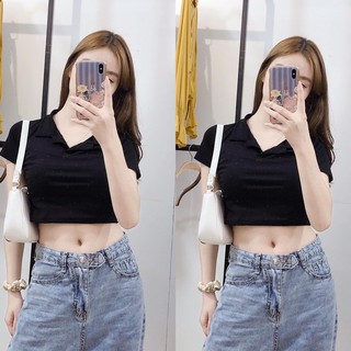 🍭 Áo croptop polo siêu đẹp