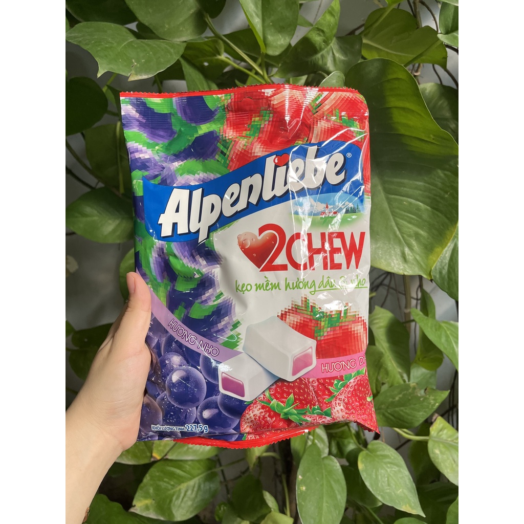 Kẹo Mềm Hương Dâu Và Nho Alpenliebe 2Chew