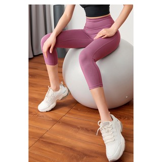 [2021] Quần legging lửng cạp cao