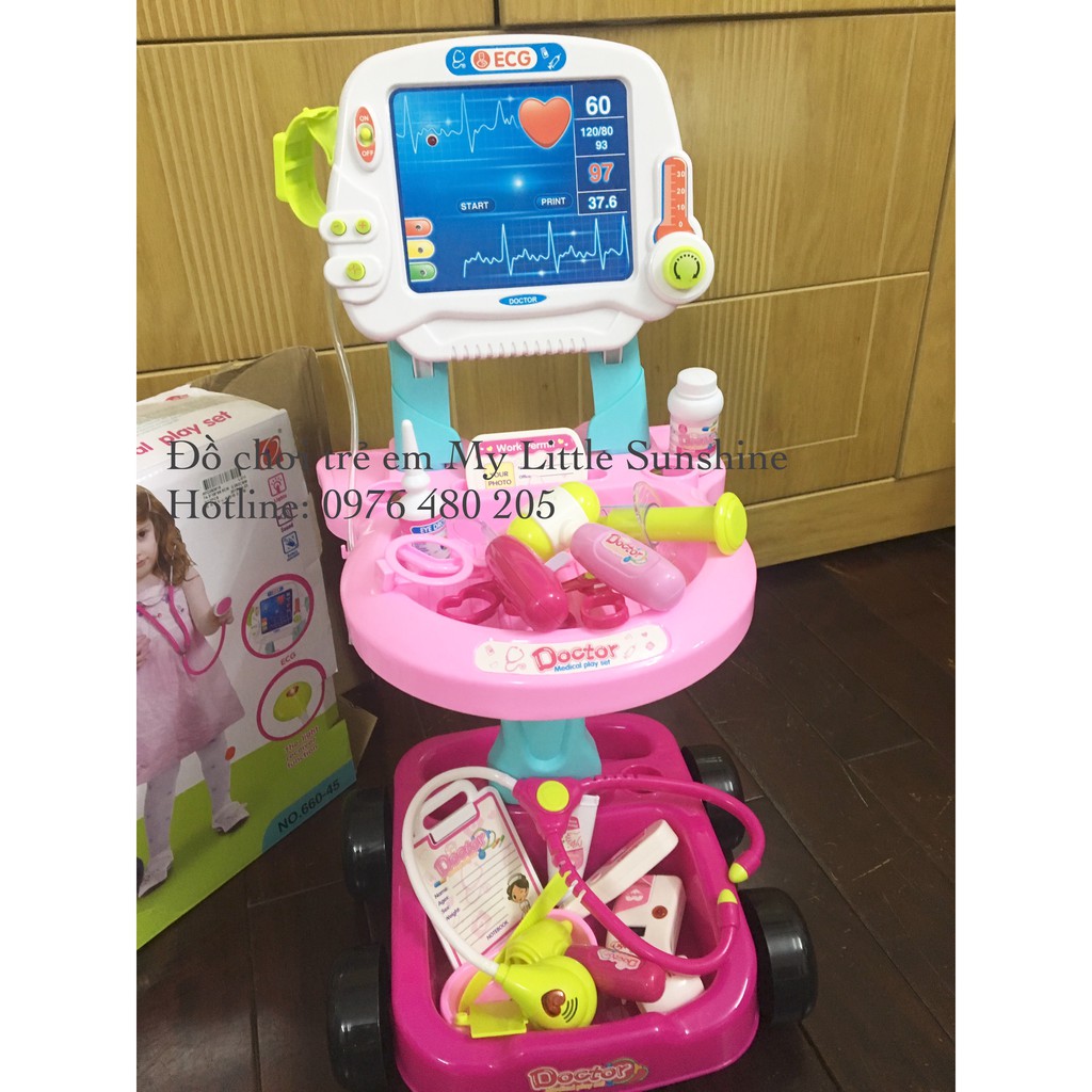 ĐỒ CHƠI XE ĐẨY BÁC SĨ CỠ LỚN CHO BÉ