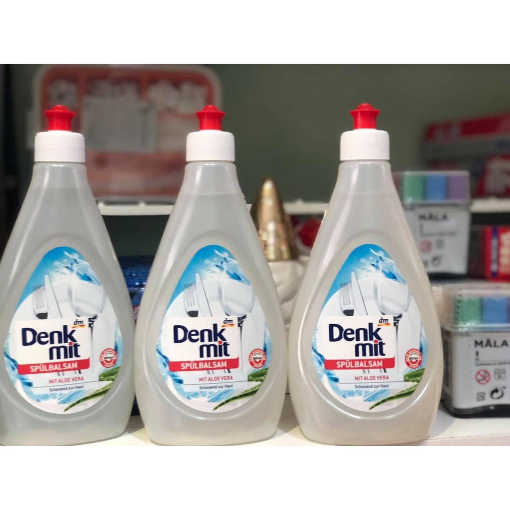 Nước Rửa Bát Denkmit 500ml An Toàn Cho Da Tay Chính Hãng Đức