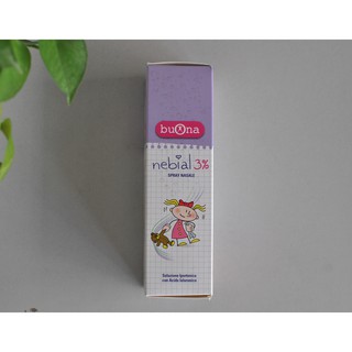 [CHÍNH HÃNG] DUNG DỊCH XỊT RỬA MŨI ƯU TRƯƠNG NEBIAL 3% NASAL SPARAY