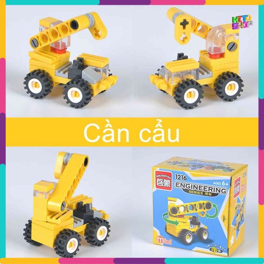 Bộ Đồ Chơi Xếp Hình Thông Minh Lego Qman 2102 - 2104 Mẫu Phương Tiện Hộp Lẻ Cho Trẻ