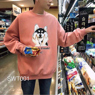 ÁO SWEATER FRIEND HUSKY