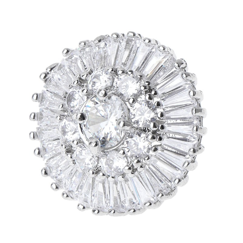 1 Kẹp Hợp Kim Đính Đá Trang Trí Giày Dép