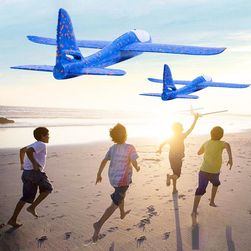 Máy Bay Xốp Ném Tay Nhiều Màu Sắc Cho Bé