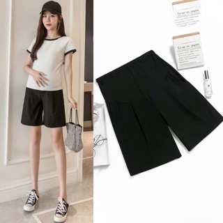 Quần short lửng cho bà bầu có tăng giảm bụng (sẵn hàng giao ngay)