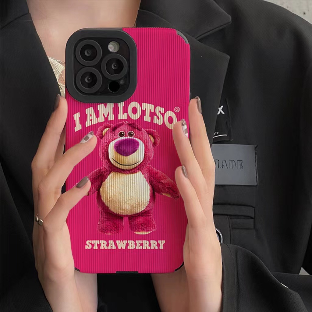 Ốp Điện Thoại Da In Hoạt Hình Gấu Toy Story Cho iphone 14 Pro Max i14 13 Pro Max i13 13pro 11 Pro Max i11 X XR Xs Max 7plus 8plus 12Pro 12 Pro Max