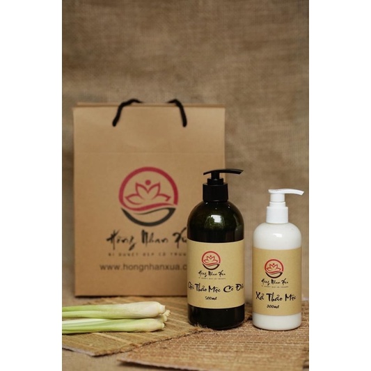 Combo Gội+Xả Thảo Mộc HỒNG NHAN XƯA