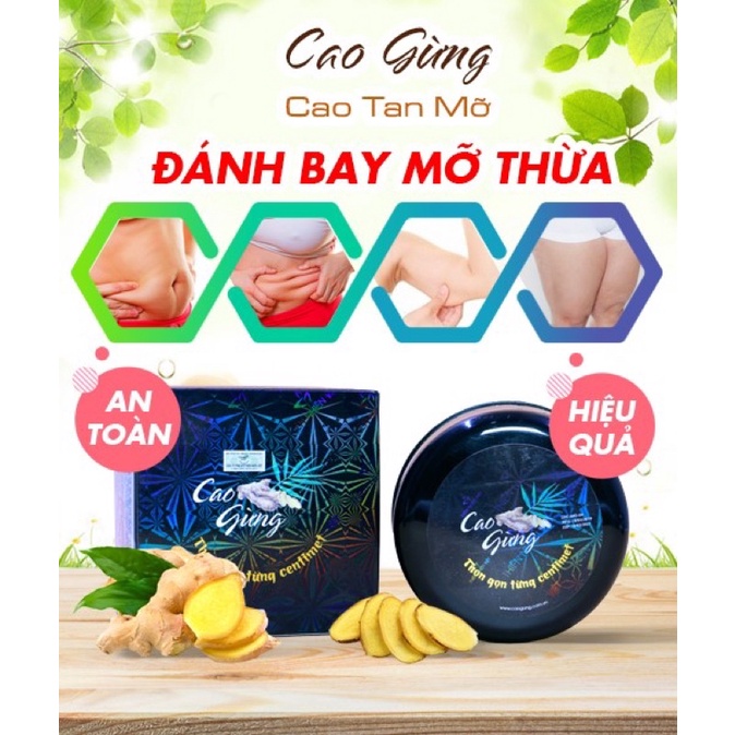 CAO GỪNG ĐEN TAN MỠ THIÊN NHIÊN VIỆT 250gr