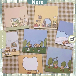 Tập note Cute Girl Ghi Chú Công Việc Hàng Ngày - Tiệm Ngựa Gỗ