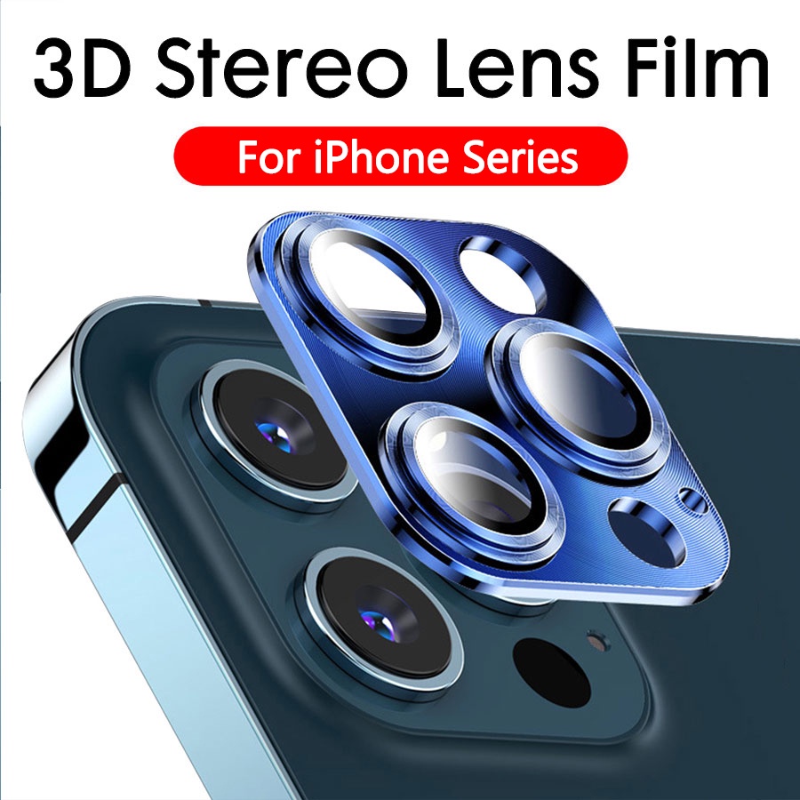 Kính cường lực bảo vệ camera sau cho iPhone 11 12 13 Pro Max 13 Mini