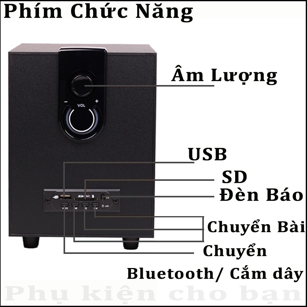 Loa Bluetooth giá rẻ chính hãng mini nghe usb xịn âm Bass hay PKCB nghe điện thoại tivi máy tính Laptop 3900 PF139