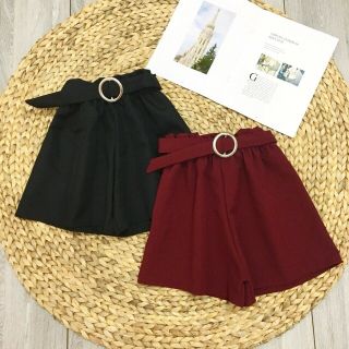 Quần lưng thun phối khoen