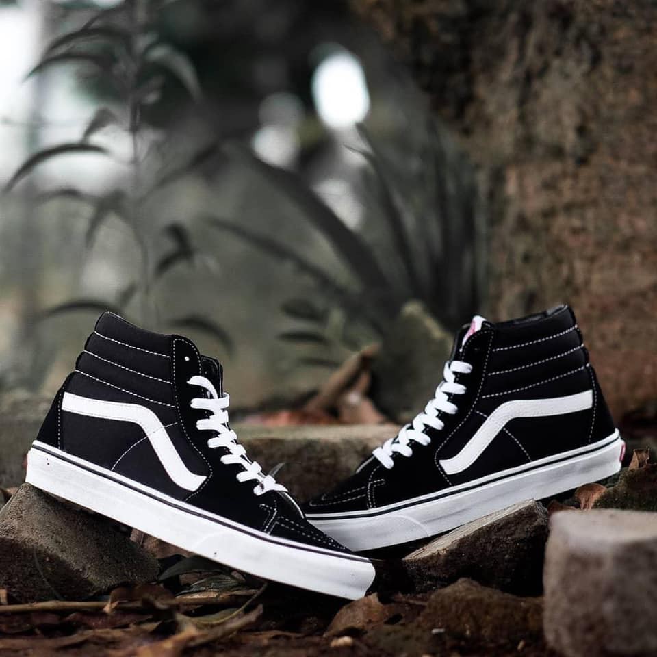 Vans Sk8 Hi Classic Black/White