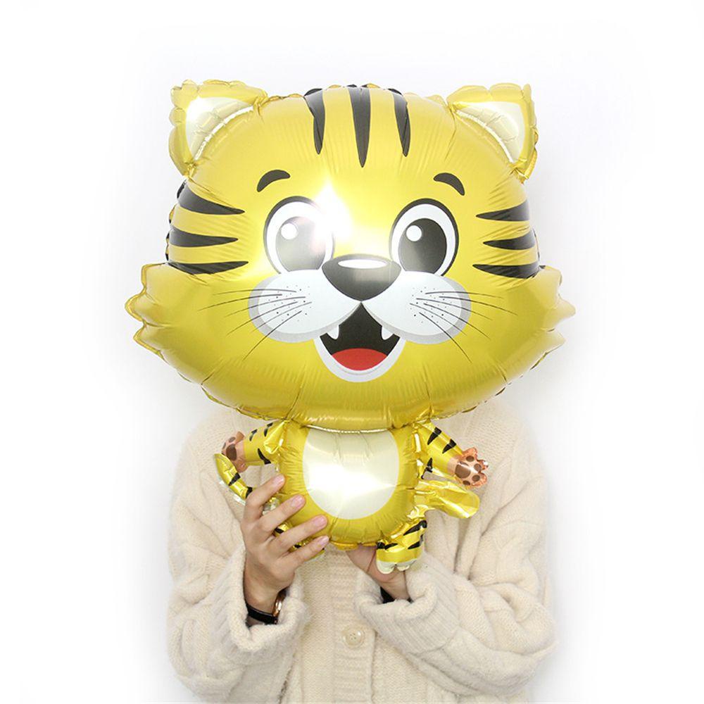 1 Bong Bóng Lá Nhôm Hình Chú Hổ Trang Trí Năm Mới / Sinh Nhật