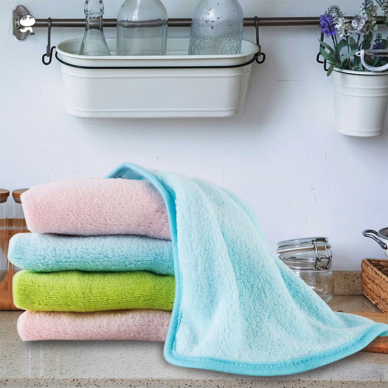 1 Khăn Lau Chén Dĩa Thấm Hút Tốt Cho Nhà Bếp★★★[Available]