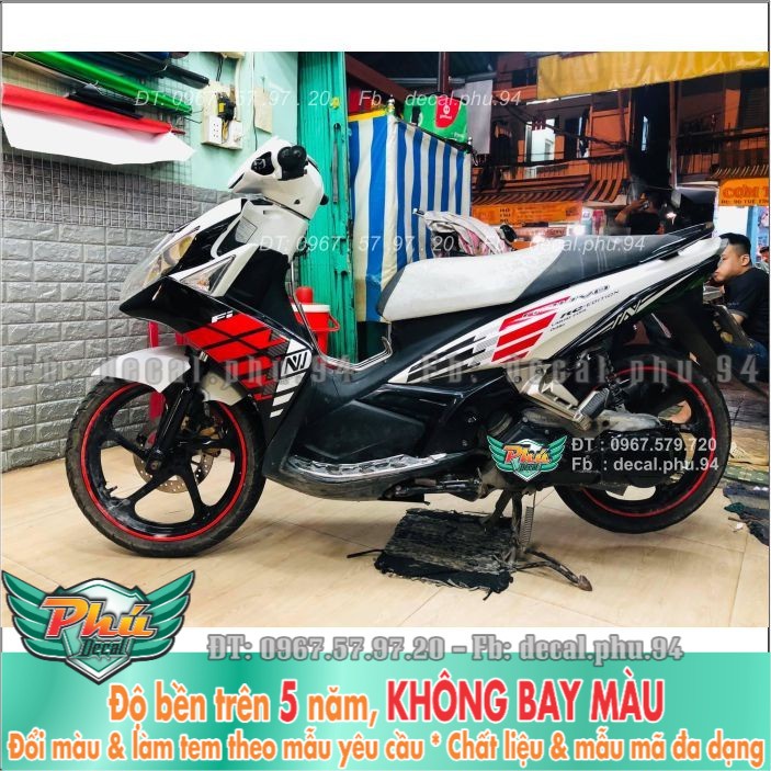 Tem rời Novo Rc Trắng đỏ đen (B) -1