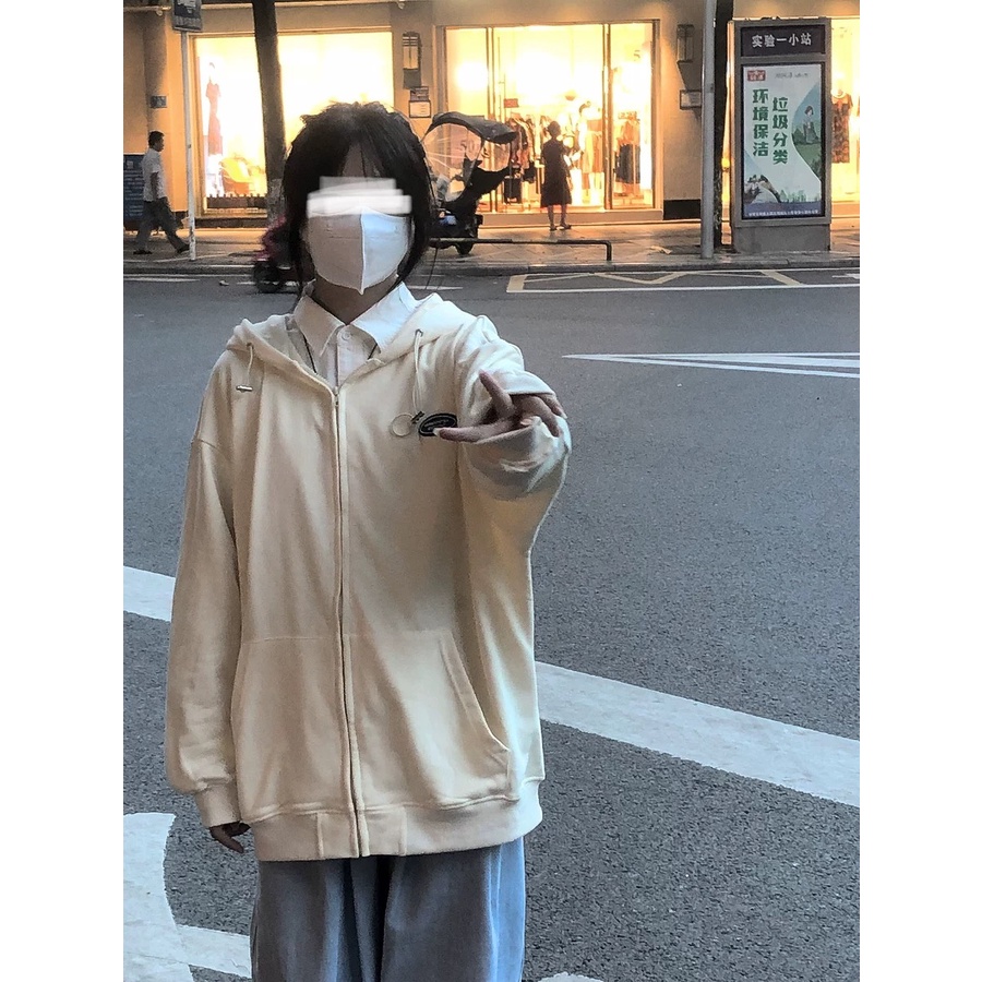 Áo Khoác Hoodie In Hình Trái Tim Thời Trang Mùa Thu Mới Cho Nữ