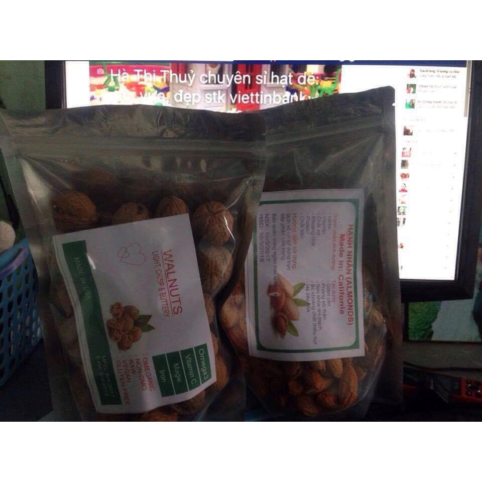 500g HẠNH NHÂN RANG BƠ ngon