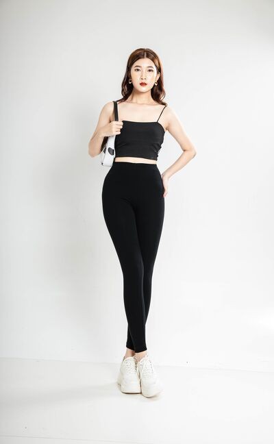 Quần legging cạp chun