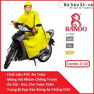 Áo mưa không ướt ống quần poncho cosy - rando