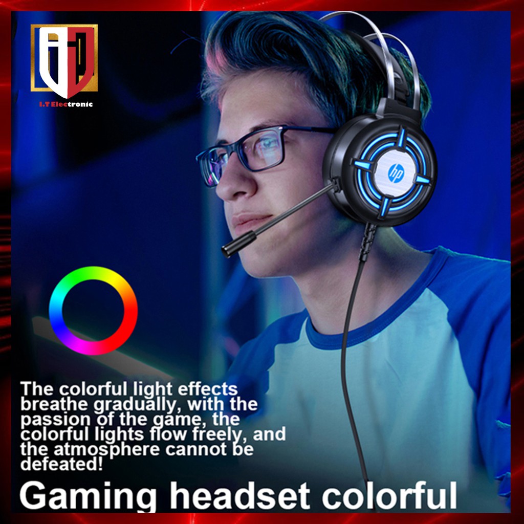 Tai Nghe Gaming Chụp Tai Headphone Có Dây HP H120G - Tai Nghe Nhạc Có Mic Máy Vi Tính Laptop Pc | BigBuy360 - bigbuy360.vn