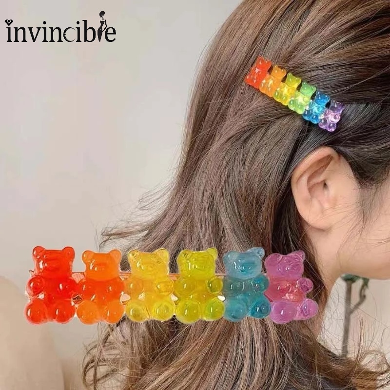 Kẹp Tóc Hình Gấu Hoạt Hình Đáng Yêu Thời Trang
