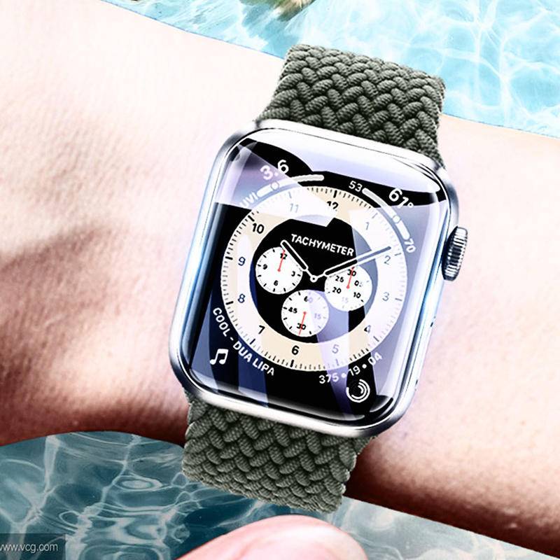 Toàn Bộ Miếng Dán Bảo Vệ Màn Hình HD Mềm Cho iWatch 8 7 SE 2022 45mm 41mm 40mm 44mm