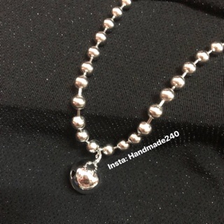 Ballchain 8ly [ 38cm ] + mặt — ball chain 8ly -45cm