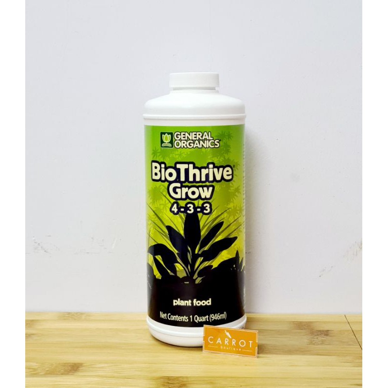 Phân bón hữu cơ Biothrive Grow 946ml hàng Mỹ