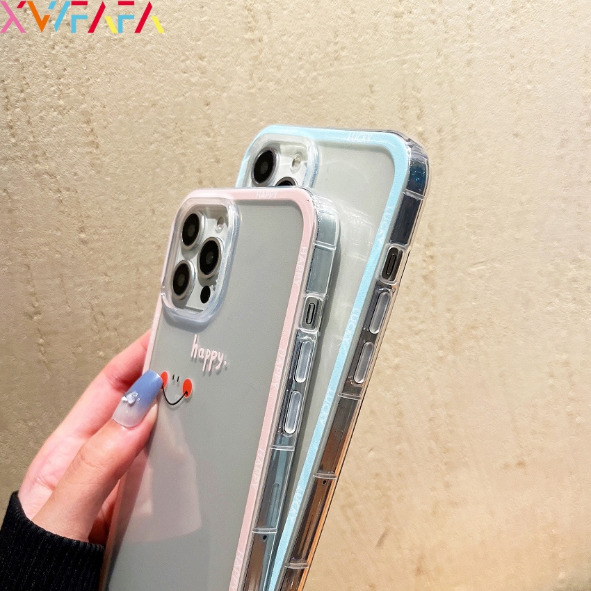 Ốp Điện Thoại TPU Trong Suốt Hình Mặt Cười Cho Xiaomi Mi 9 SE A3 Note 10 Lite CC9 10 Pro CC9e K20 Redmi Note 4 4X Note 6 Pro