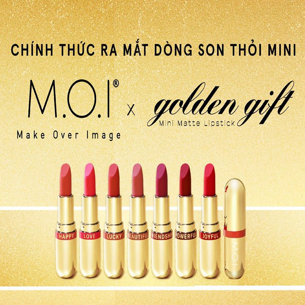 Son Môi M.O.I Hồ Ngọc Hà Son Thỏi MINI GOLDEN GIFT (2021) | BigBuy360 - bigbuy360.vn