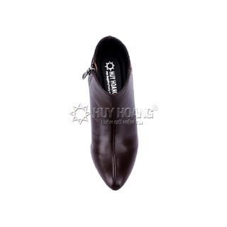 Giày boot nữ da bò màu đen, PH7920, nâu PH7038