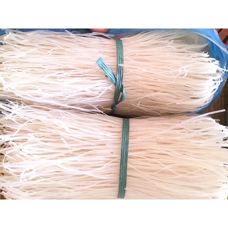 1Kg Mỳ Gạo Bún Sợi To Sạch Sẽ An Toàn Không Chất Bảo Quản