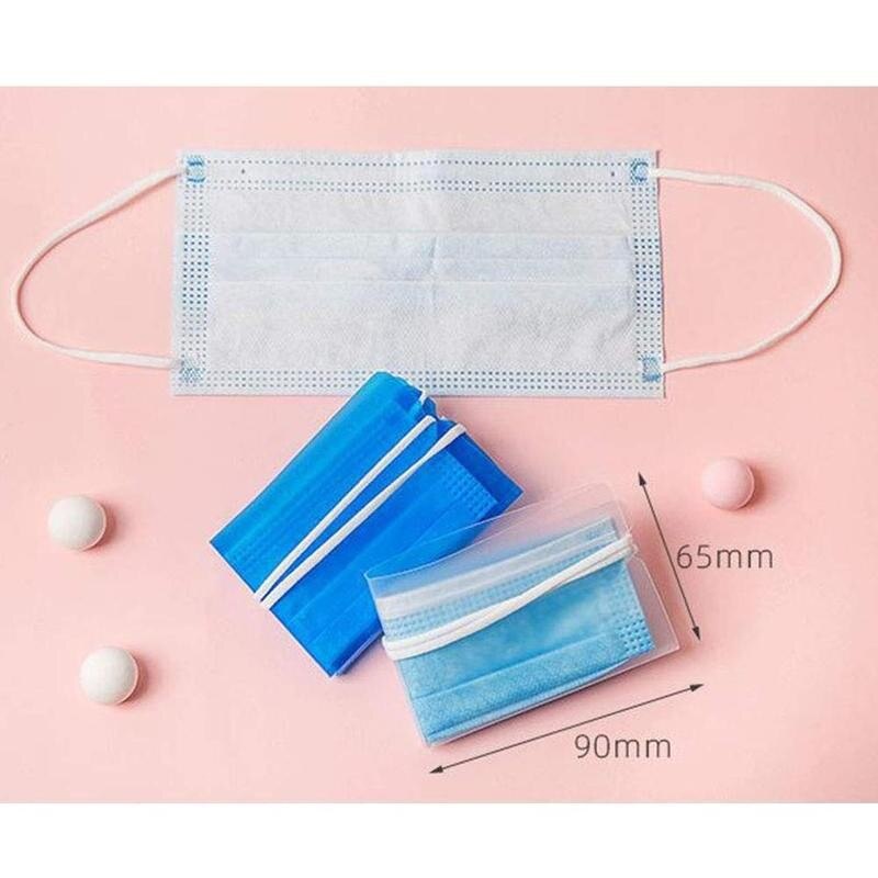 (Hàng Mới Về) Kẹp Khẩu Trang Chống Bụi Dùng Một Lần Tiện Dụng