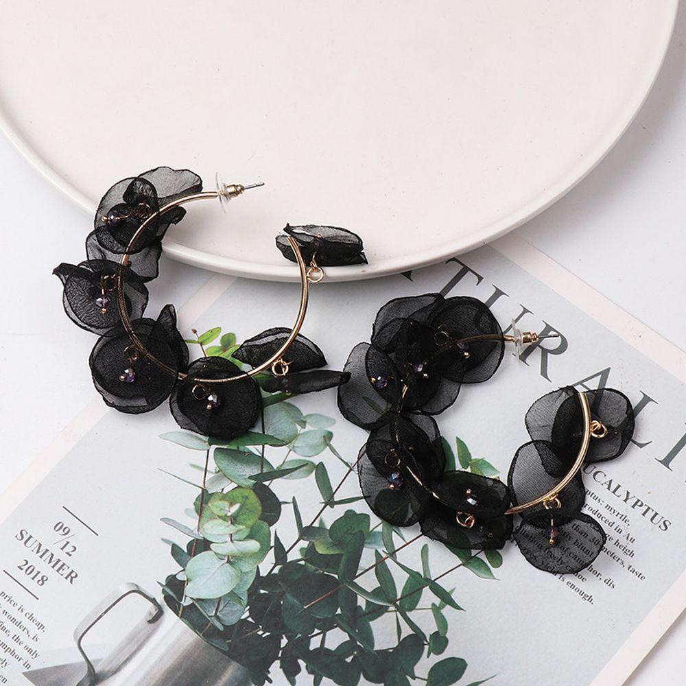Khuyên Tai Tròn Đính Hạt Phong Cách Vintage Dành Cho Nữ