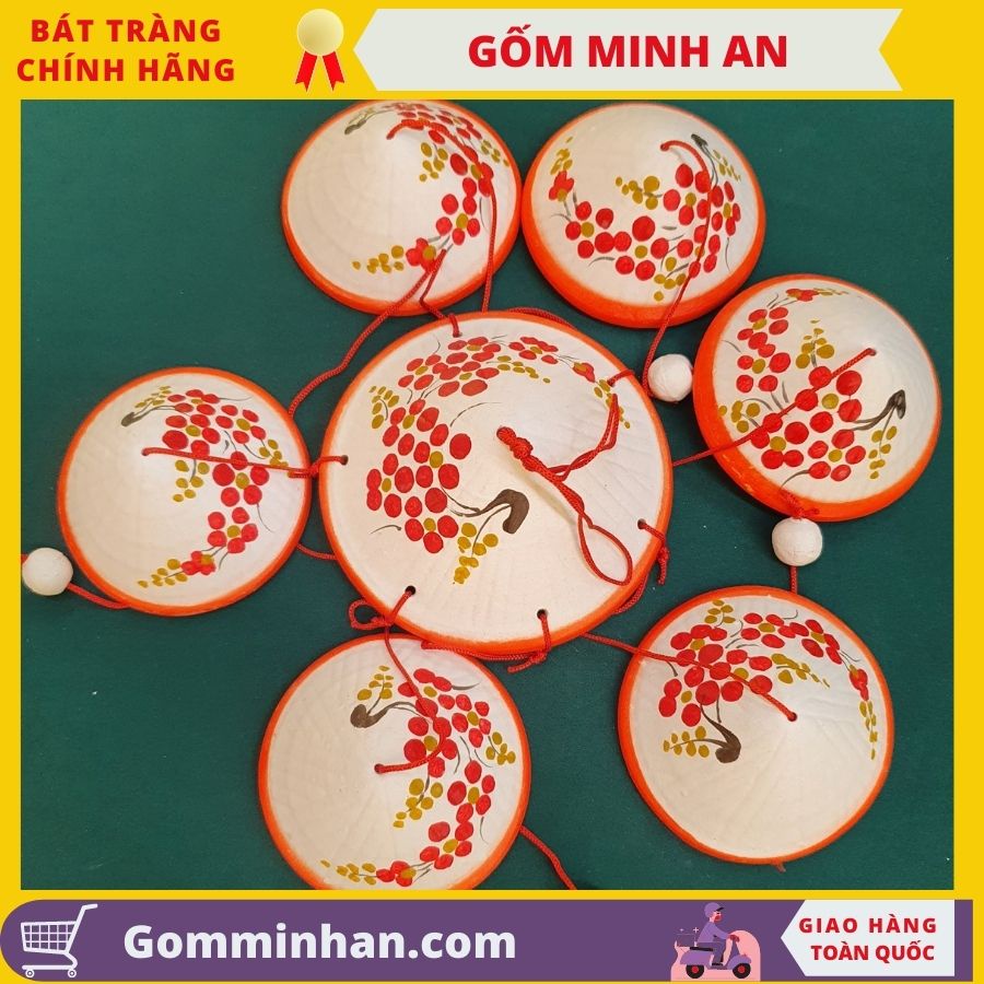 Chuông gió gốm sứ Bát Tràng- Gốm Minh An