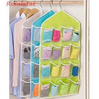 Túi treo đựng đồ 16 ngăn tiện dụng hộp vải đựng đồ giá để tủ treo tường kệ sách kế kệ ikea tủ mini kệ lưới tu dung