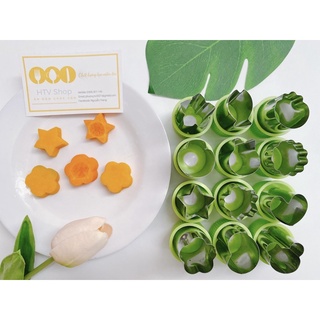 Dụng cụ cắt tạo hình rau củ quả, làm bánh, cho bé ăn dặm tập bóc nhón